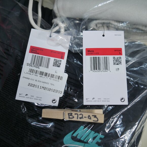 Nike NSW 2 Pc Sweatsuit Men's Size L Fleece Tracksuit Have a Nike Day Outfit NWT - Picture 3 of 11